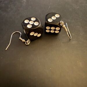 *BOGO* Black Dice Earrings